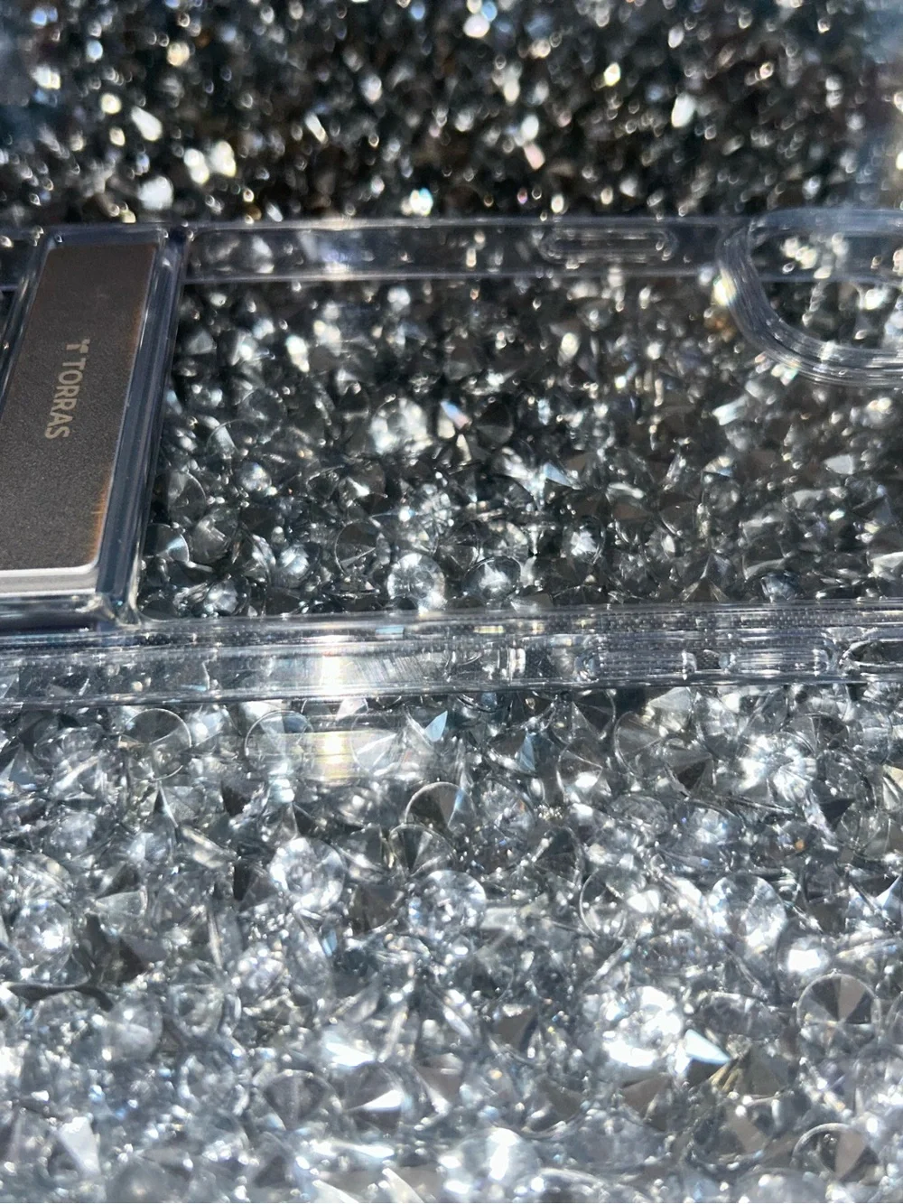 Clear Transparent Phone Case with Silver Kickstand
